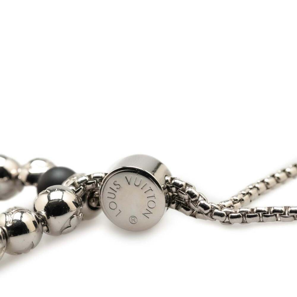 LOUIS VUITTON Black Monogram Charm Bracelet - Picture 4 of 6